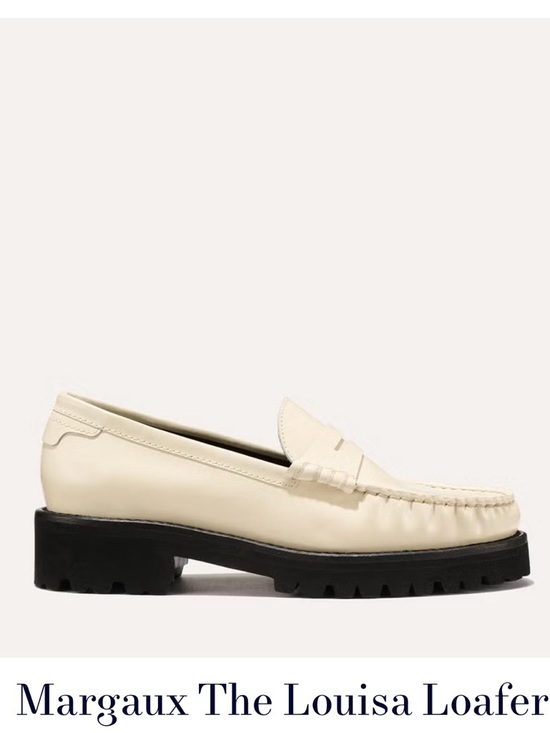 Margaux Shoes - Margaux Louisa Loafer in Cream (NWOT, Size 36.5, handmade in Spain)